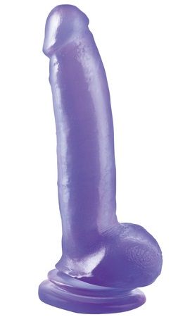 Фиолетовый гелевый фаллоимитатор Pipedream 9 Suction Cup Dong PD4310-12 (22,9 см)