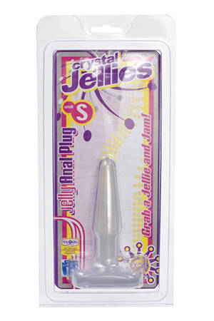 Прозрачная анальная пробка Doc Johnson Butt Plug Small 0289-02-CD (10 см)