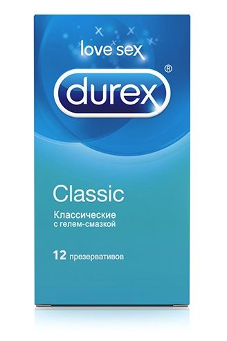 Классические презервативы Durex Classic №12 (12 шт)