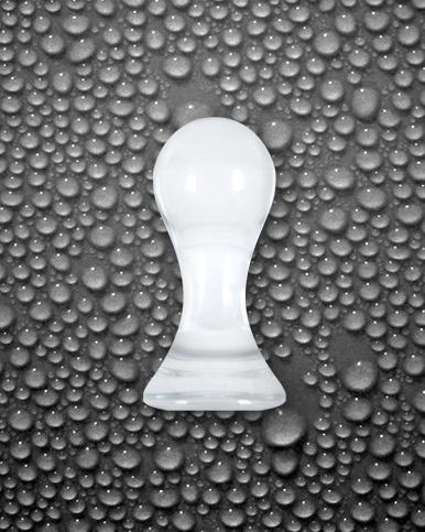 Прозрачный анальный стимулятор из стекла NS Novelties Crystal Pops Small NSN-0715-11