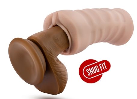 Телесный мастурбатор-вагина с вибропулей Blush Novelties Ashley BL-73503