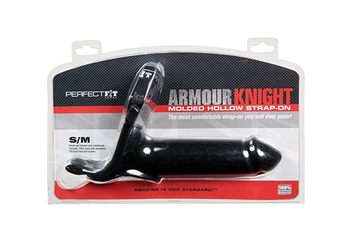 Фаллопротез чёрного цвета Perfect Fit Brand Perfect Fit Armour Knight XL   SN-07B