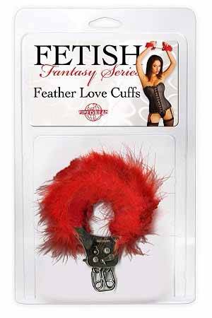 Металлические наручники с пухом Pipedream Feather Love Cuffs PD3806-15