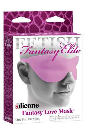 Розовая силиконовая маска Pipedream FANTASY LOVE MASK PD4549-11