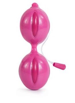 Розовые вагинальные шарики Topco Sales Climax V-Ball Pink Vagina Balls 1070173