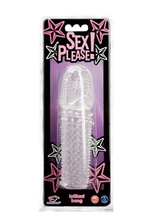 Прозрачная насадка Topco Sales Sex Please! Brilliant Bang Penis Enhancer 2100124 (13,3 см)