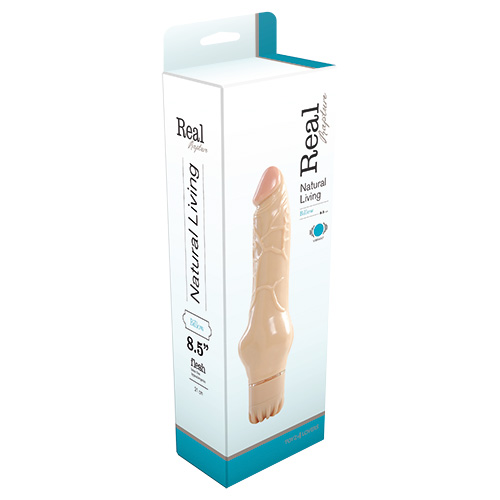 Реалистичный вибромассажёр телесного цвета Toyz4lovers REALISTIC VIBRATOR REAL RAPTURE BILLOW T4L-00903070 (21 см)