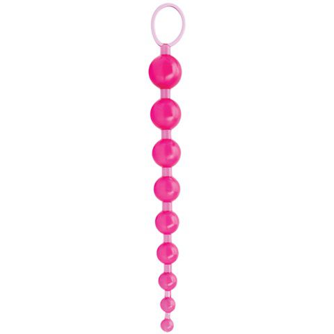 Розовые анальные бусы Topco Sales Sex Please! Sexy Beads 2100099 (25 см)