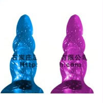 Фиолетовая спиралевидная анальная пробка Sextoy 2011 00347-B