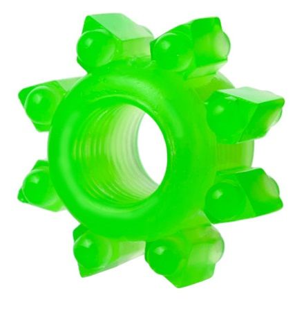 Набор из 6 зелёненьких эрекционных колец ToyFa 888200-10