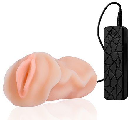 Мастурбатор-вагина телесного цвета с 10 режимами вибрации Dream Toys REALSTUFF VIBRATING MASTURBATOR PUSSY  21210