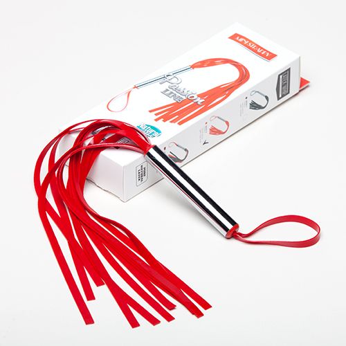 Красная латексная мини-плеть Sitabella 6020-2 (35 см)