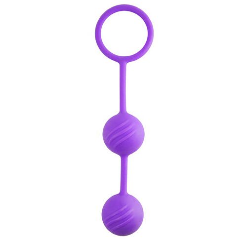 Фиолетовые вагинальные шарики Lovetoy Kegel Ball 46701 purple
