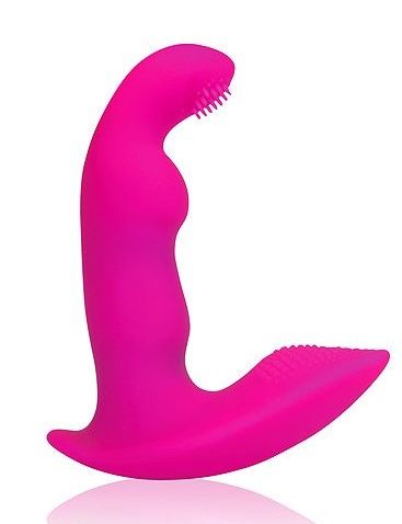 Розовый силиконовый вибромассажёр Bior toys Cosmo CSM-23044 (9 см)