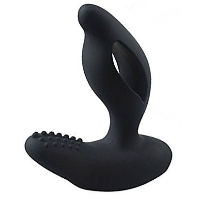 Стимулятор простаты с пультом ДУ чёрного цвета Levett Titus 16012
