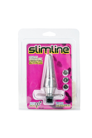 Дымчатая анальная пробка с вибрацией Gopaldas SLIMLINE BUTT PLUG 903022 (12 см)