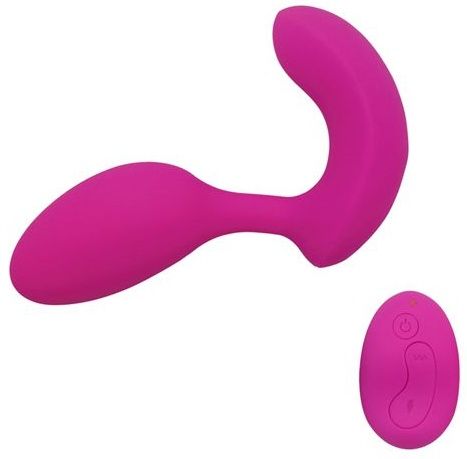 Розовый вибратор с пультом ДУ Howells 183612pink (14,5 см)