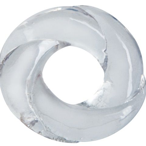 Комплект из 2 прозрачных эрекционных  колец Topco Sales Adam Male Toys Cock N Load Cock Rings 1486012