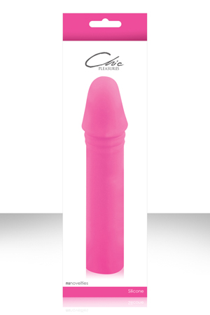 Розовый фаллоимитатор из платинового силикона NS Novelties CHIC 7 NSN-0401-14