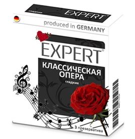 Гладкие презервативы Expert «Классическая опера» №3 (3 шт)