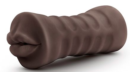 Коричневый мастурбатор-ротик Blush Novelties Heather BL-73526