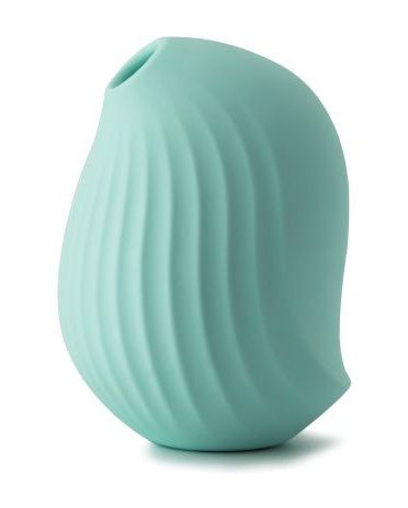 Мятный вакуум-волновой стимулятор с вибрацией и базой-ночником Cuddly Bird CB-GR