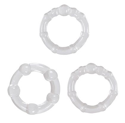 Набор прозрачных эрекционных колец NS Novelties Intensity Rings NSN-1116-11