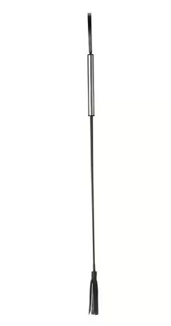 Латексный чёрный стек с лентами Sitabella 6032-1 (62 см)