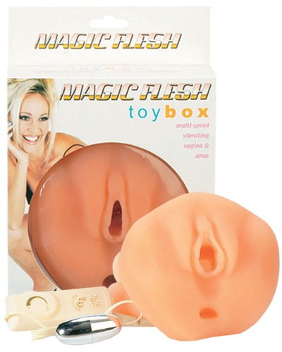 Мягкая вибровагина и анус Seven Creations 2k117-BX