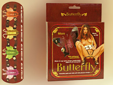 Розовая бабочка для клитора Gopaldas 2K132PR ACHBX GP