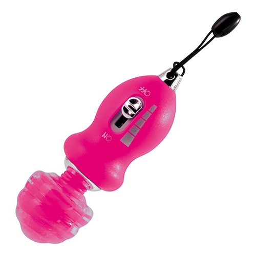 Ярко-розовый вибростимулятор Toyz4lovers MINI STIMULATOR CANDY PIE LIGHTYUP T4L-00801288