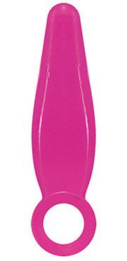 Розовая анальная пробка Toyz4lovers JAMMY JELLY ANAL FINGER PLUG T4L-00700729 (7,2 см)