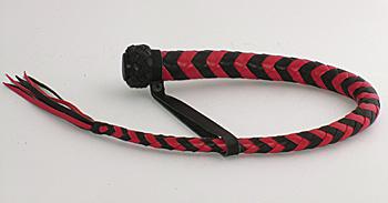 Чёрно-красный снейк без рукоятки Beastly S-A-33 Black-Red (75 см)