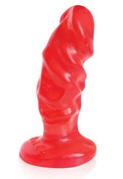 Красный анальный фаллоимитатор Bior toys ANAL STIMULATOR EE-10018-3 (12 см)