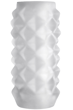 Прозрачный мастурбатор Doc Johnson OptiMALE Reversible ULTRASKYN Stroker Studs Frost 0693-02-BX