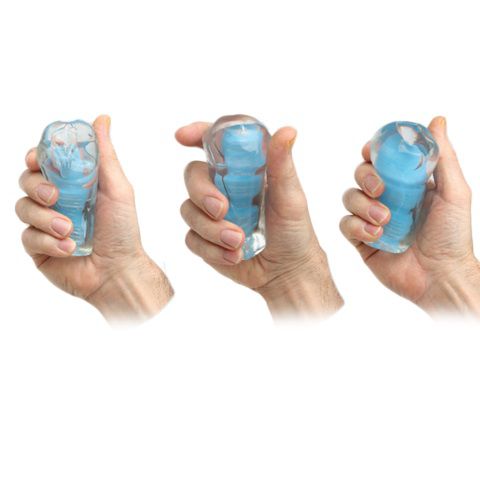 Набор из 3 голубых мини-мастурбаторов Topco Sales 1003076