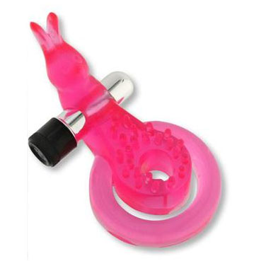 Эрекционное кольцо с вибратором Seven Creations «Кролик» 06-023CPR BCD GP