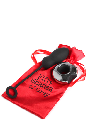 Чёрное виброяйцо на радиоуправлении Fifty Shades of Grey FS-52423