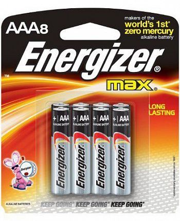 Батарейки Energizer MAX AAA/LR03 1,5V E300112103 (тип AAA, 8 шт)