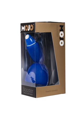 Многофункциональный стимулятор унисекс синего цвета Seven Creations MOJO BOOSTER B002D2