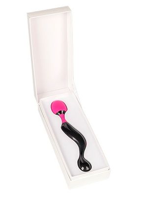 Розово-чёрный многофункциональный массажёр Adrien Lastic Symphony 10949
