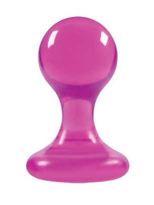 Розовая анальная пробка на присоске NS Novelties Luna Balls NSN-0502-54 (8,5 см)