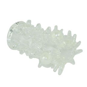 Прозрачная насадка на пенис с усиками Baile BI-026030