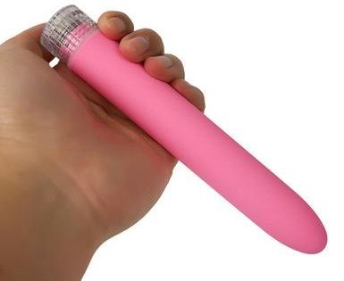 Розовый классический вибромассажёр Topco Sales Climax Smooth 1070119 (15,2 см)