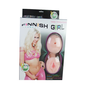 Надувная кукла телесного цвета с мягкими волосами, вибрацией и голосом Baile BM-015012