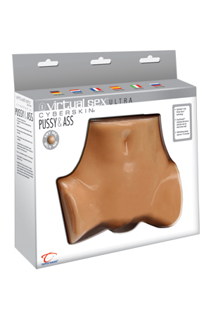 Вибровагина телесного цвета Topco Sales CyberSkin Virtual Sex Ultra Pussy Ass 1070098