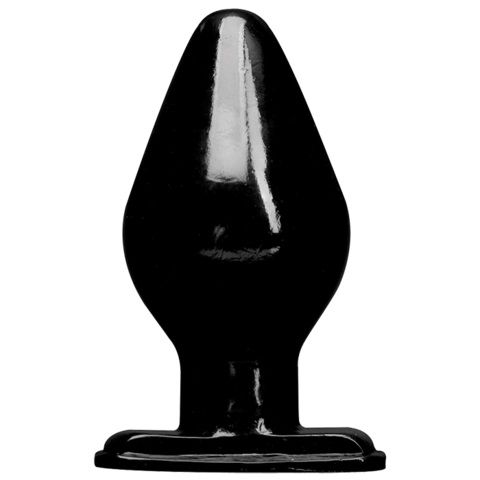 Большая чёрная анальная пробка Topco Sales Wildfire Down Dirty Butt Plug 1101107 (16 см)
