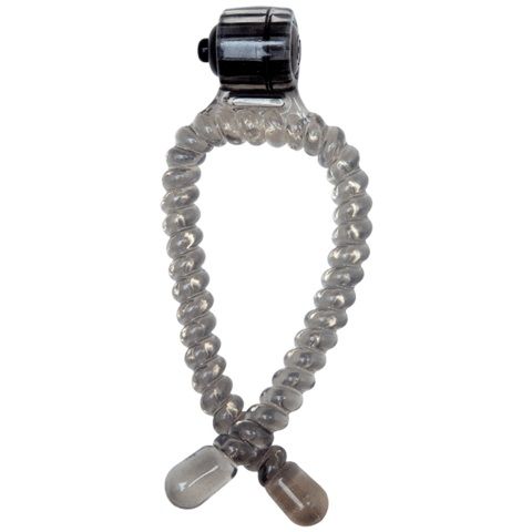 Дымчатое эрекционное лассо с вибрацией Topco Sales Adam Male Toys Cock Rope 1486010