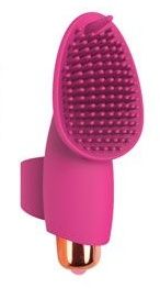 Розовый клиторальный вибромассажёр с усиками Bior toys ST-40196-6 (9 см)