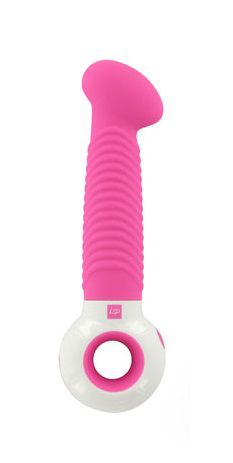 Розовый вибромассажёр LoversPremium O-Pal Selene E22024 (18 см)